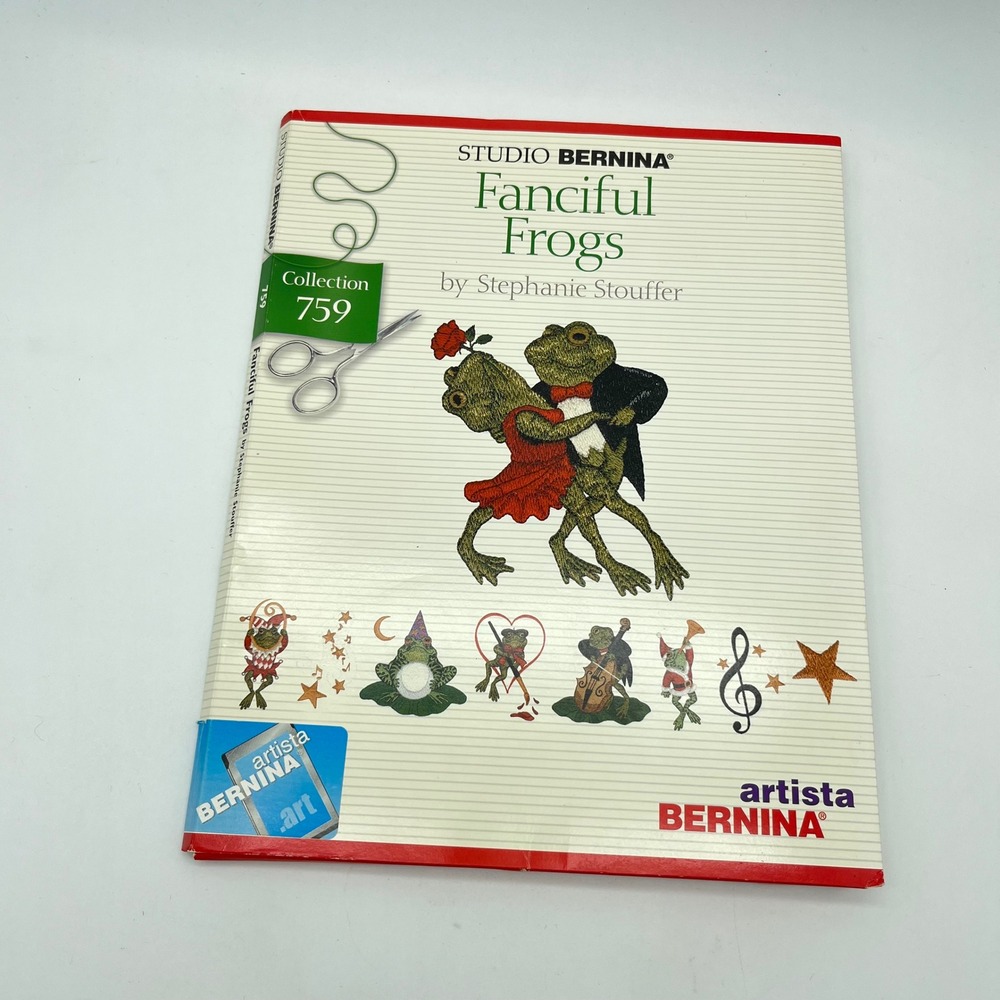 Studio Bernina Fanciful Frogs Embroidery Designs Collection 759 Stouffer